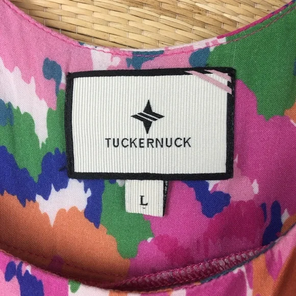 Tuckernuck Meade Midi Multicolor Floral Tank Sleeveless Sundress Size L - Picture 11 of 13